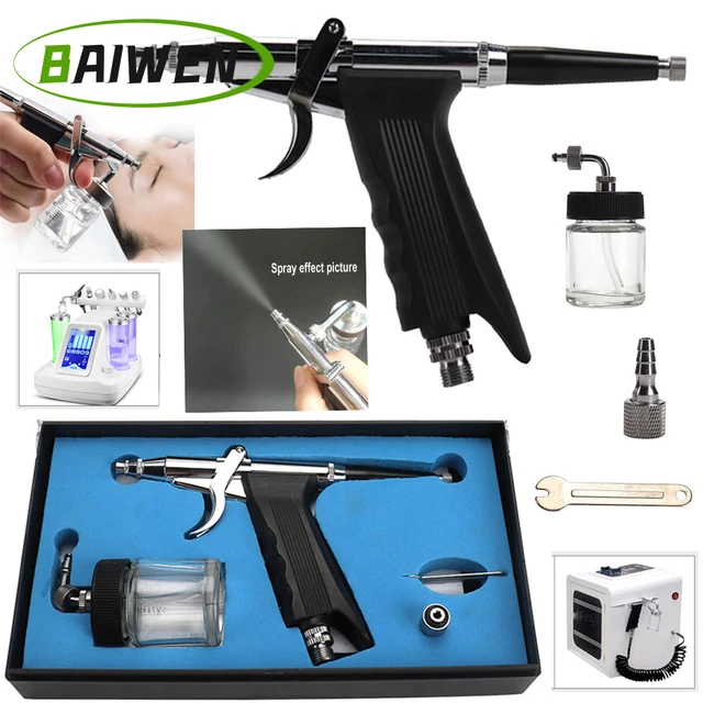 Cheap Airbrush Compressor Kit with Siphon Trigger Type Spray Gun for Art  Model Body Paint Artist Makeup Nail Tattoos Cake Tools - AliExpress