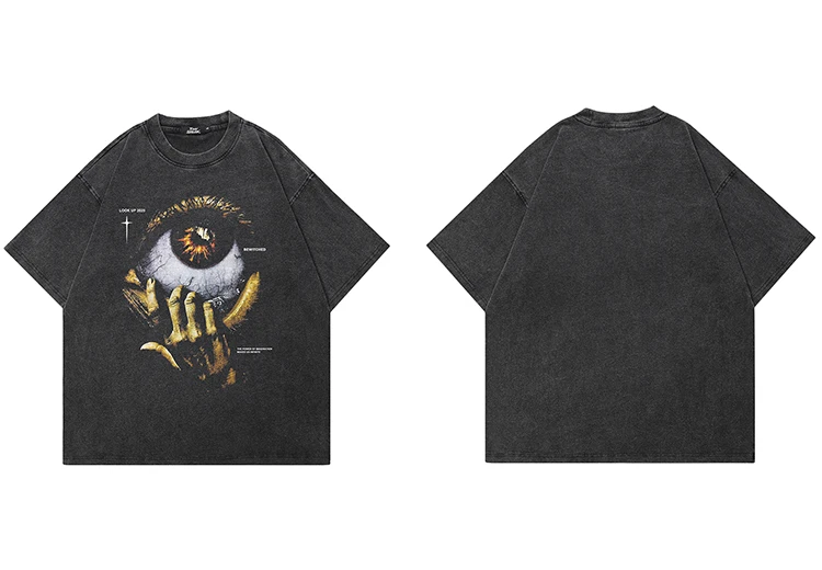 Grunge Eye Graphic T-Shirt Sccca02fdc05245a89c9cc9a11c5785f17