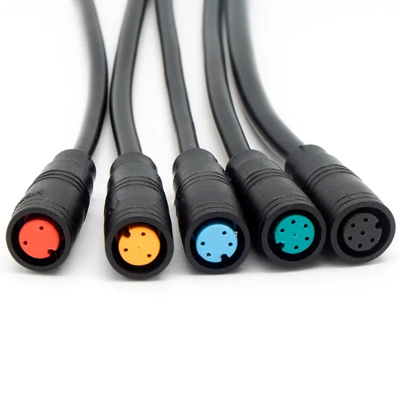 Electric Bicycle Butt Joint Plug M6/M8 2/3/4/5/6P Julet Sensor Socket Male Female Ebike Display Cable Connector conversion plug plug conversion socket 5/20/100 PCS