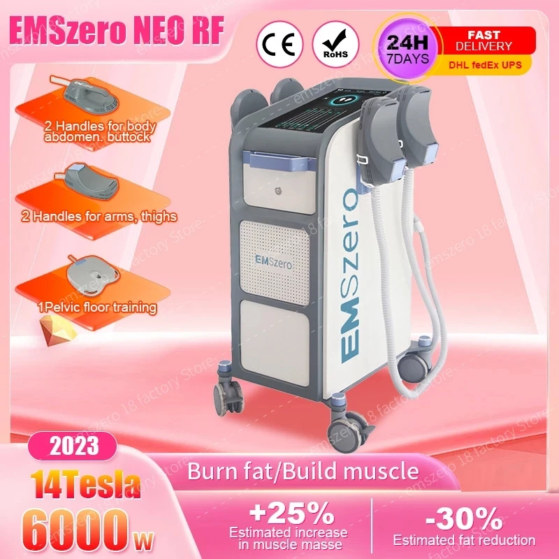 Emszero NEO Weight lose Machine 6000W DLS Emslim 14Tesla NOVE Hi emt