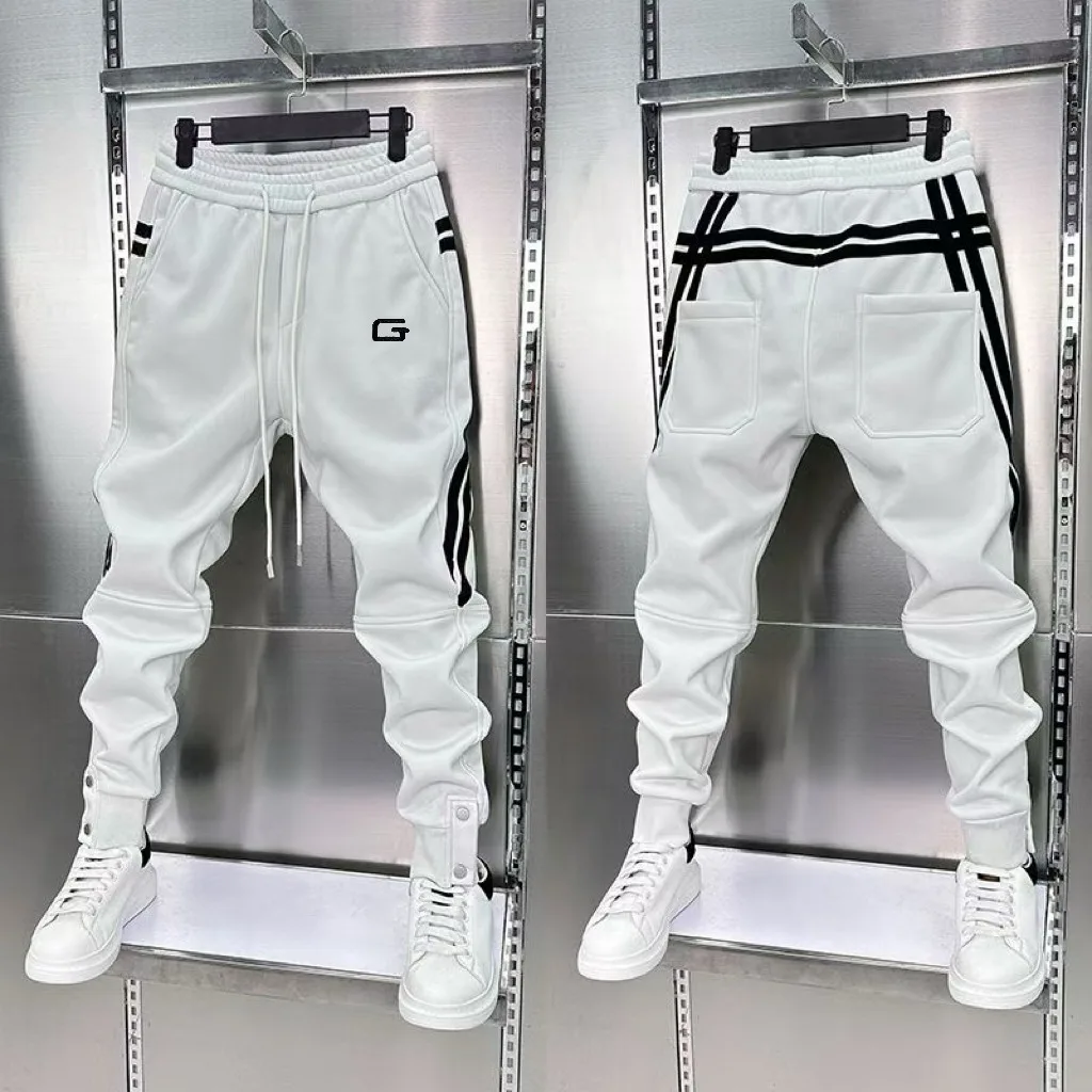 2024 New Men Joggers Autumn Sweatpants Winter Drawstring Casual Pants Workout Running Cotton Sports Trousers Men Clothing 2