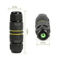 5pcs M16 M20 Power Cable Connectors, Waterproof IP68 Wire Connector Outdoor Junction Box  for 2 pin Diameter 4-8mm or 3 Pin Diam - Image 4