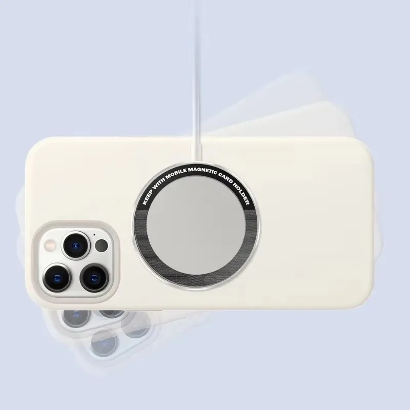 Universal Magnetic Ring Sticker for Enhanced Wireless Charging - Strong Metal Magnet Plate Patch