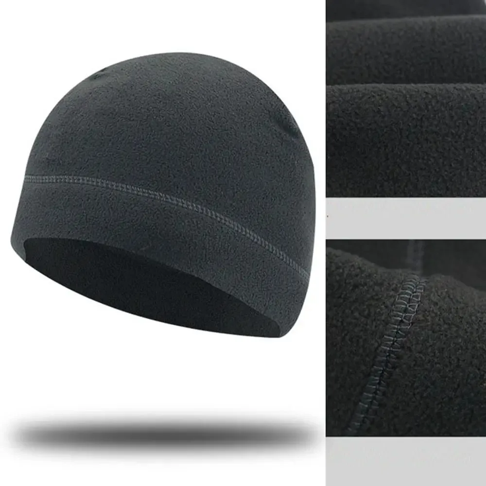 2025 New Unisex Windproof Polar Fleece Warm Beanie Hat Cap Male Winter Ski Cycling Cap Hat For Womenkullies Hip Hop Hats