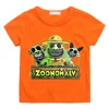 Game Zoonomaly T-shirt Summer Kids Cartoon Clothes Cotton Baby Girls Boys Short Sleeve Teens Birthday Sportwear Children T Shirt 3