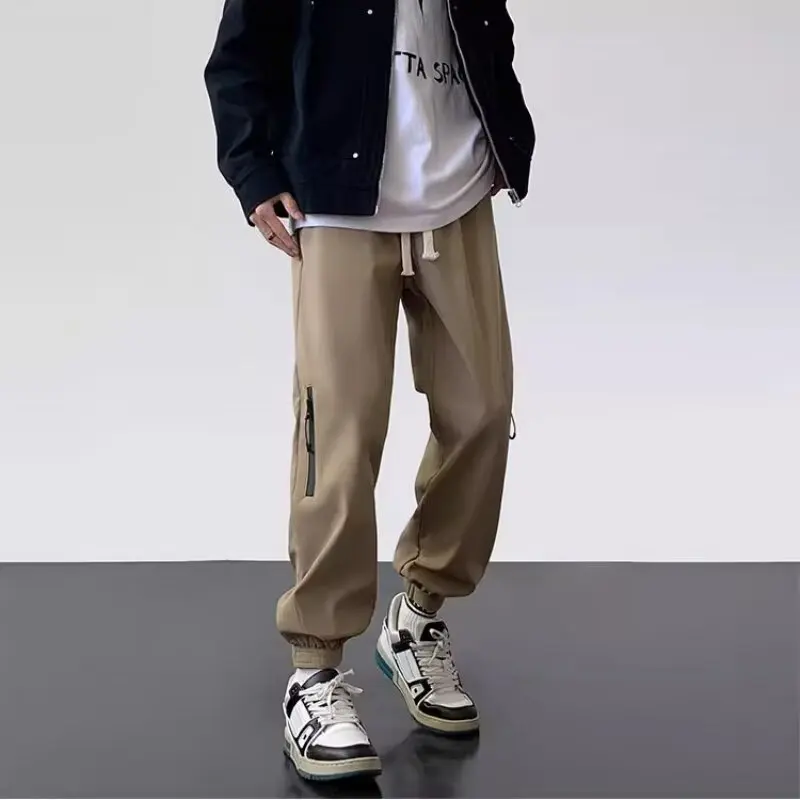 

K08 Summer Cool and Draping, Wrinkle resistant and Non ironing Western Pants, Men's cropped pants, Long pants, Men's casual pant