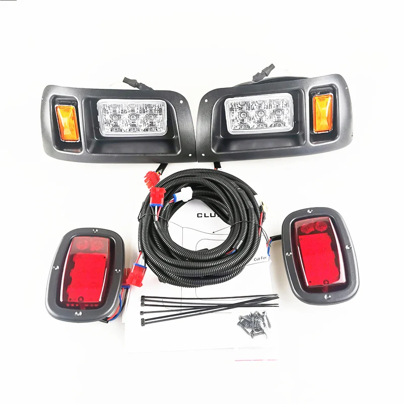 LED headlight kit 12V is suitable for Club Car DS electric golf cart  sightseeing and patrol car L4/6/8 - AliExpress