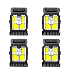 Smart Wireless Solar - Powered Outdoor Sensor Light - Waterproof Garden Decor Lighting (B 4PCS)