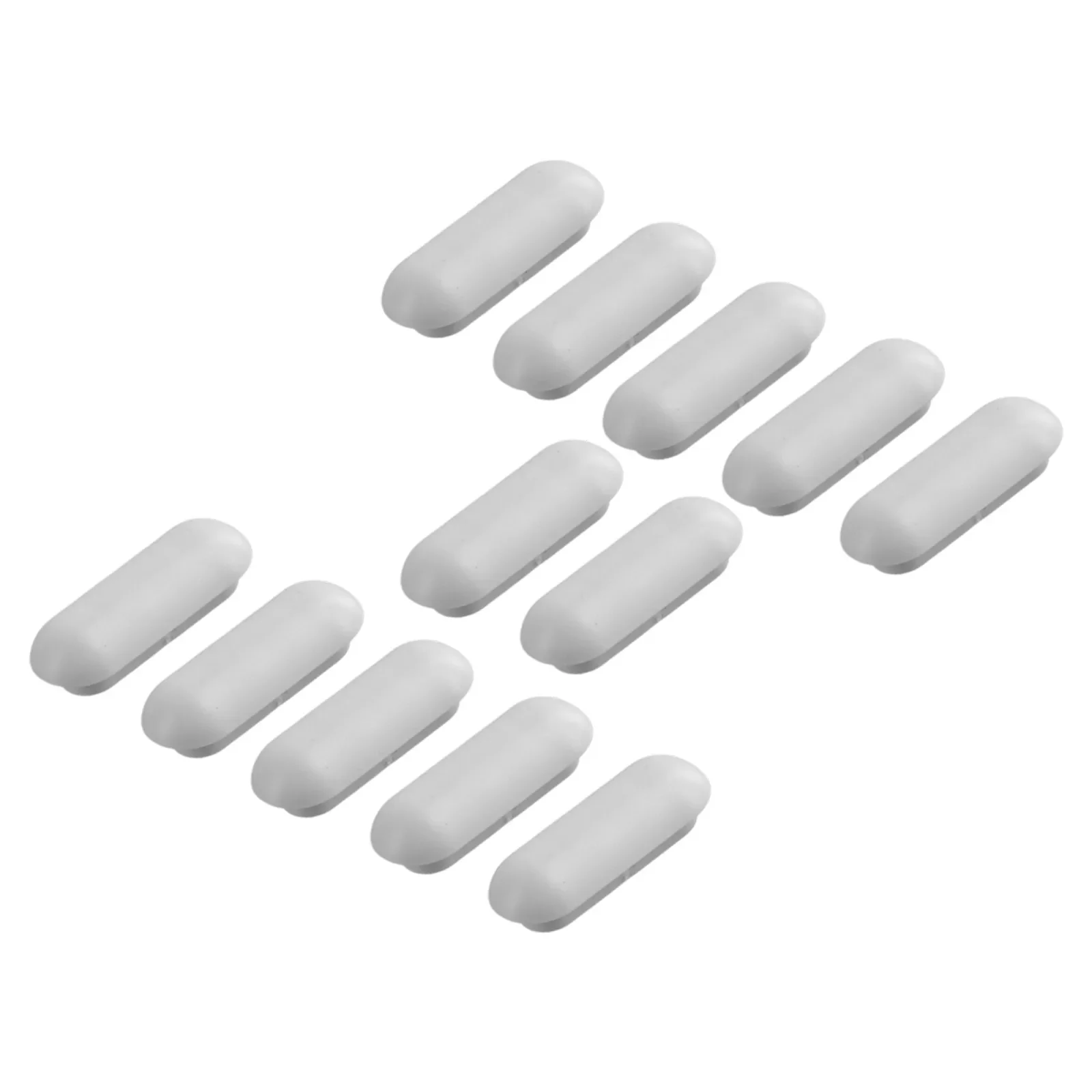 12pcs Toilet Lid Plastic Antislip Gasket Toilet Seat Shock-Proof ers Cushion Rubber Pad Cover Bumper Shock Bathroom Fixtures