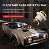 2.4G Radio 1:16 Model RC Car With LED Lights 4WD High Speed  Remote Control Racing Drift Retro Vehicle Cars Toys Gifts for Boys 5
