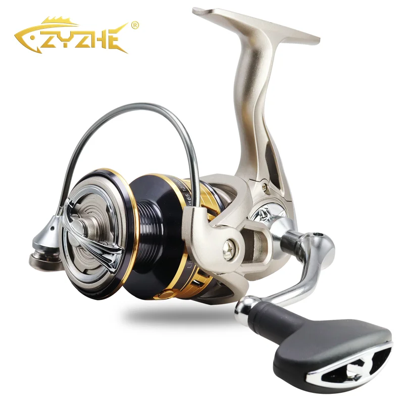 

ZYZ Ultralight Spinning Fishing Reel Max Drag 10KG 6.2:1 High Speed Ratio 7+1BB Fishing-Accessories Sea Fishing Wheel