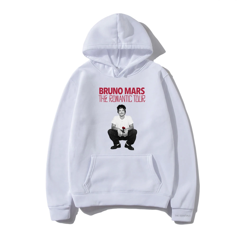 Bruno Mars The Romantic Tour 2026 Hoodie New Album Vintage Fashion Men/women Hoodies Harajuku Winter Clothes Pullover Sweatshirt
