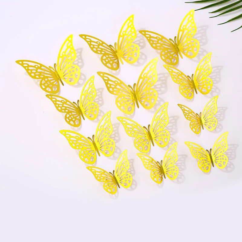 Butterfly Cake Toppers - Assorted Colors for Celebrations and DIY Decor