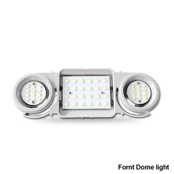 Enhanced Car Interior Dome Roof Lights with 48 LED Illumination (Fornt Dome light)
