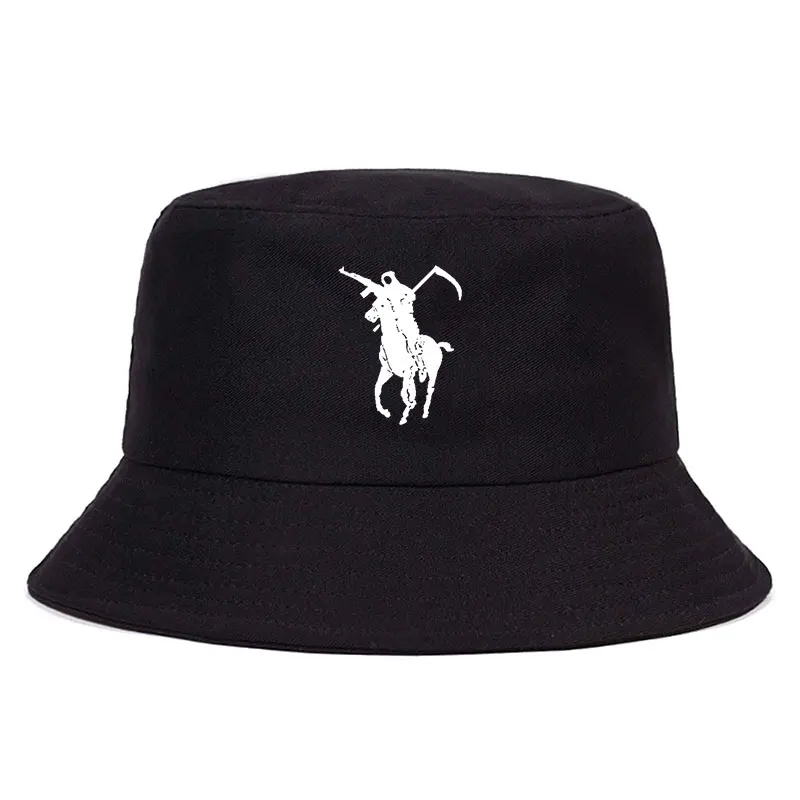 Black Polo Bucket Hat