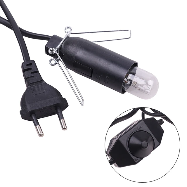 Lampenfassung E14 mit Schalter 3,5m Kabel Stecker schwarz