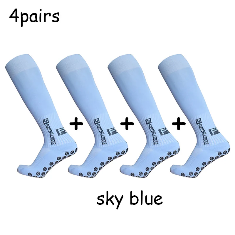Long FS Football Socks Non-slip Silicone Sole Compression and Breathable Professional Football Socks