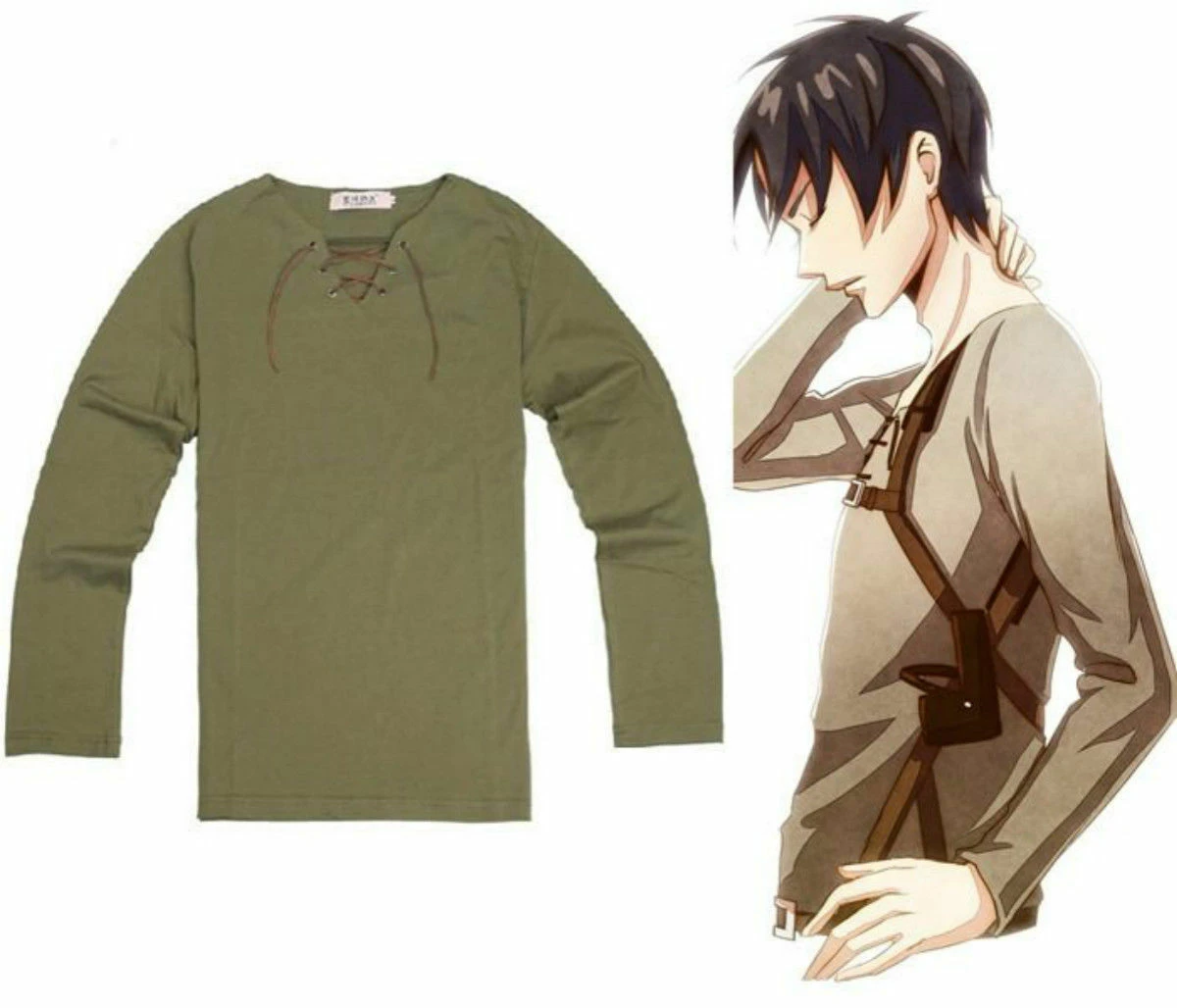 eren yeager t shirt cosplay