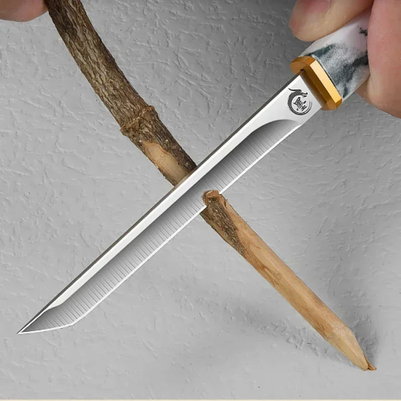 Multifunctional Sharp High Hardness Straight Knife Home Carry Portable Knife Fruit Knife TB9195 portable fruit knife sharp knife