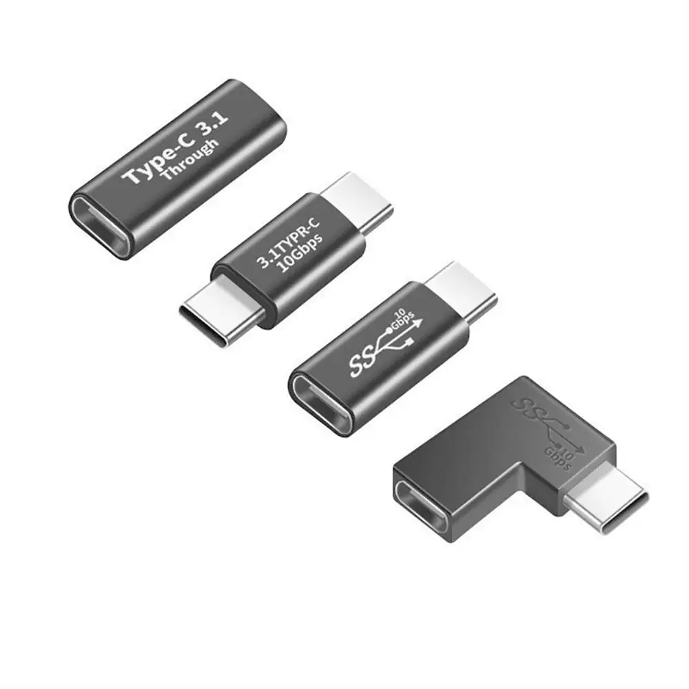 휴대용 고속 충전 USB C타입 연장 케이블, 휴대폰 태블릿용, 암-암 어댑터, 10GBbps