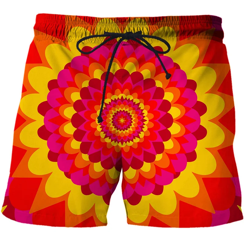 

Dazzle Illusion Graphic Beach Shorts Pants Men 3D Printed Surf Board Shorts Summer Hawaii Swimsuit Swim Trunks Cool Ice Shorts