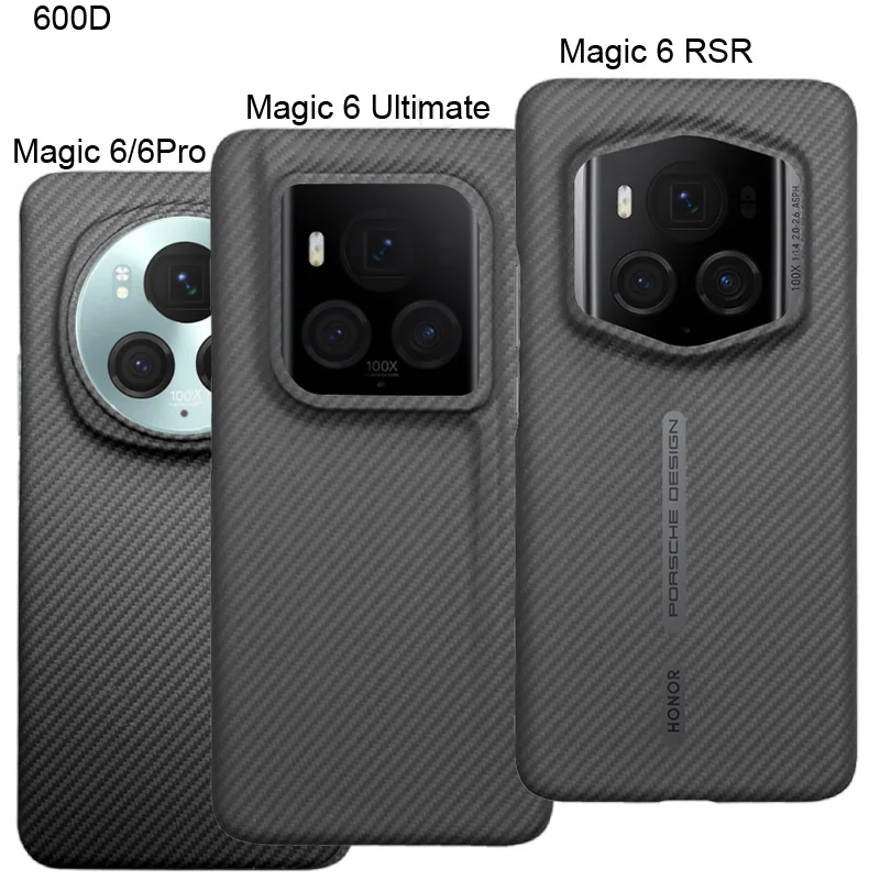 ACC-Carbon Real Carbon Fiber Case for Huawei Honor Magic 6 Ultimate Aramid Fiber Ultra-thin  Anti-drop Cover Magic 6 RSR Case
