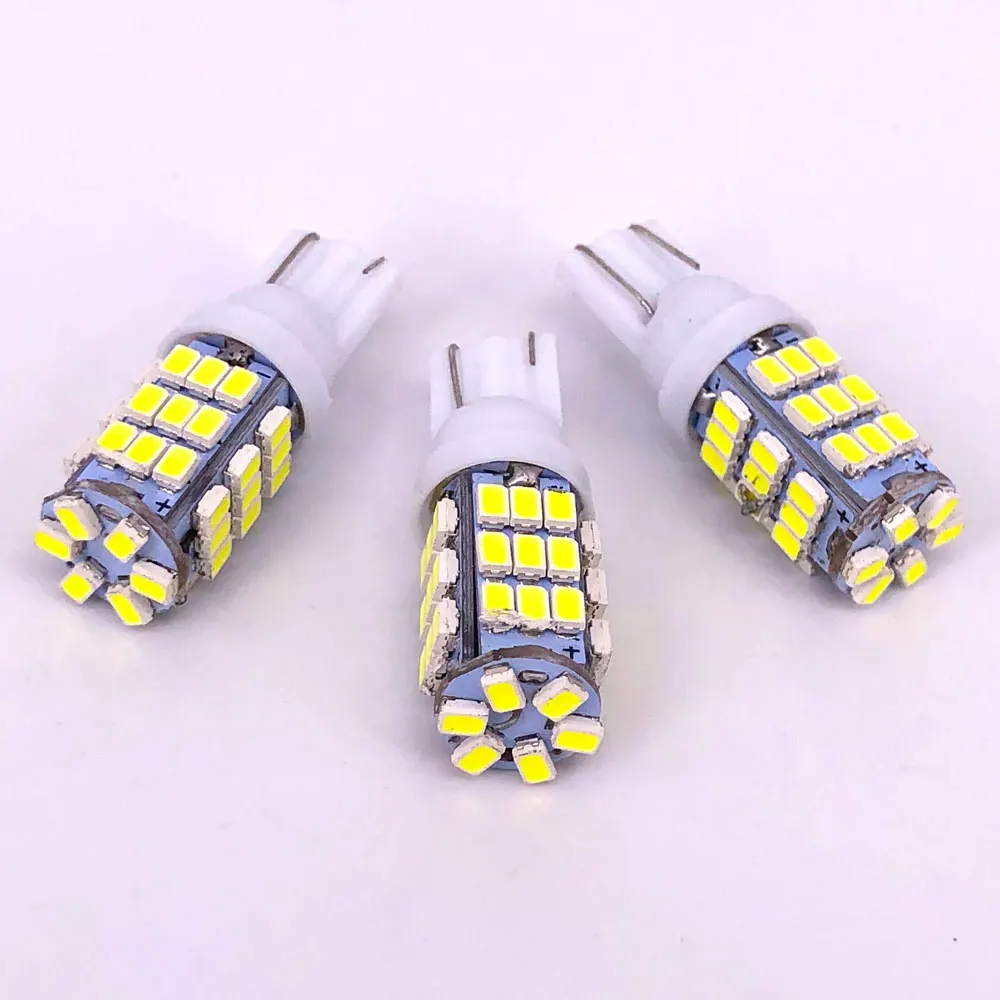 Bombillas LED T10 Amarillo ámbar Súper Brillantes - Pack De 2, 6W, 12V, Para Luces De Matrícula O Interiores