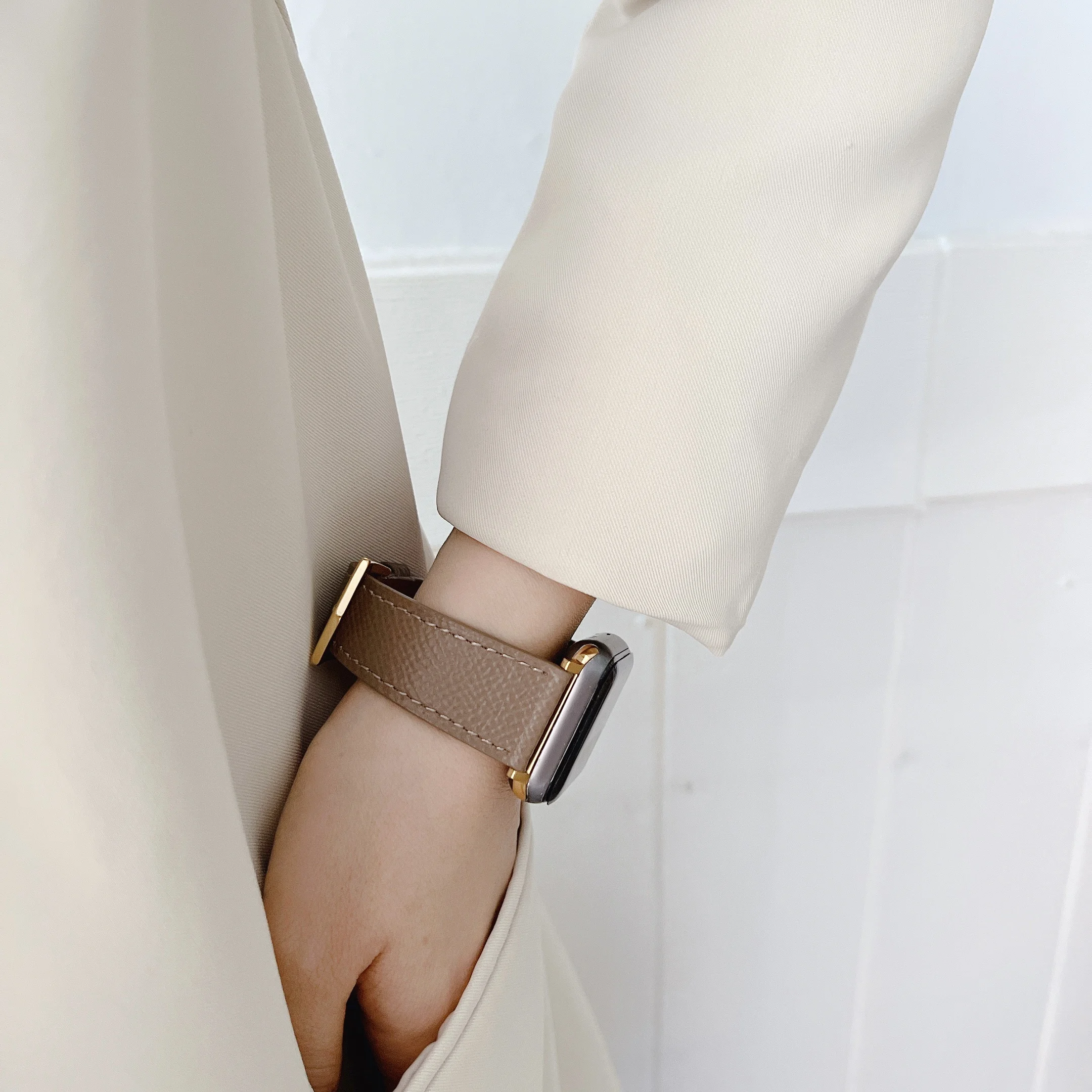 Leather Strap For Apple Watch Band 49mm 45mm 41mm Bracelet Wristband for iWatch Ultra 8 7 6 5 4 3 SE 44mm 42mm 40mm 38mm Band