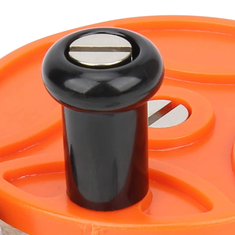 Scubas Dives Reel Kayaks Anchors with Thumb Stoppers 150ft High Visibility Retractable Line Diving Reel Finger Spool