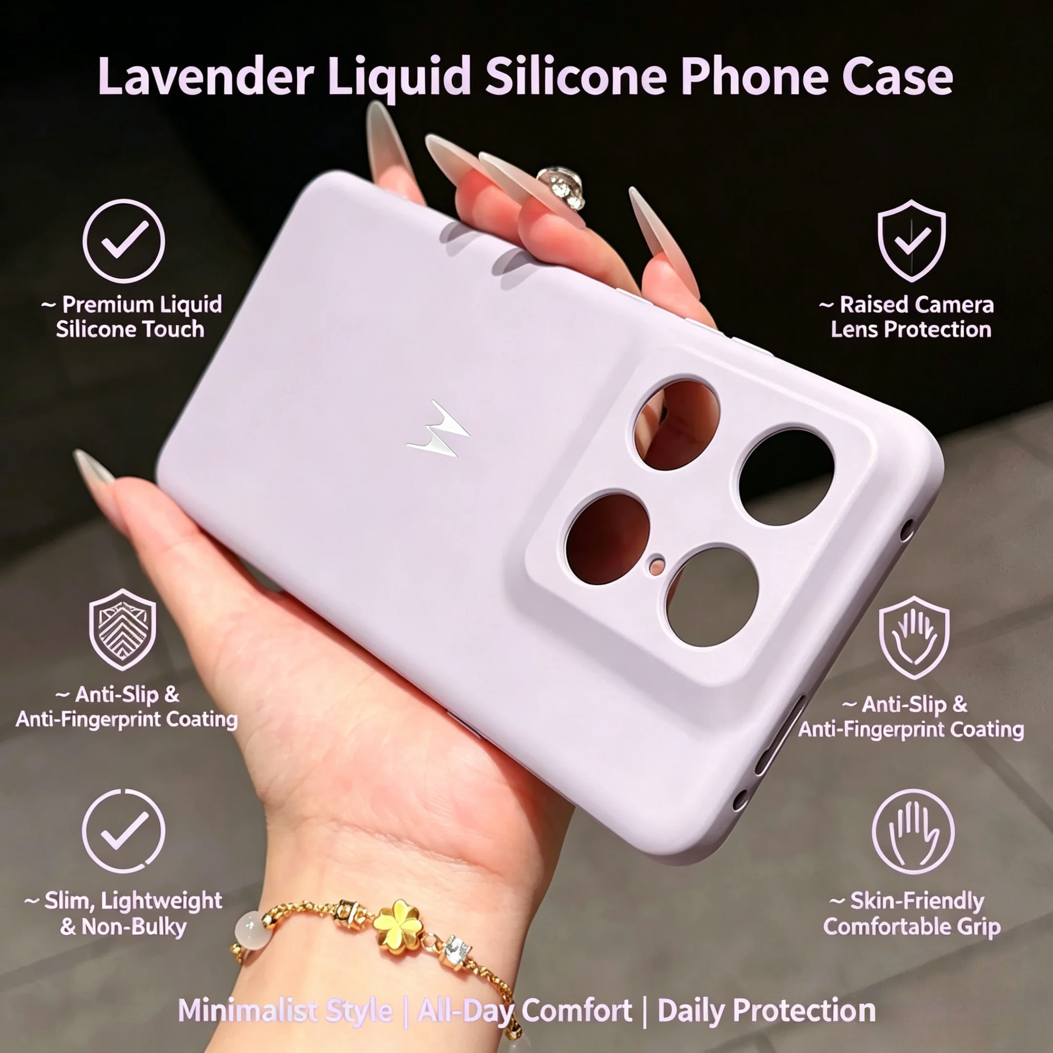 Luxury Skin Feel Liquid Silicone Phone Case - Ultra Cover
