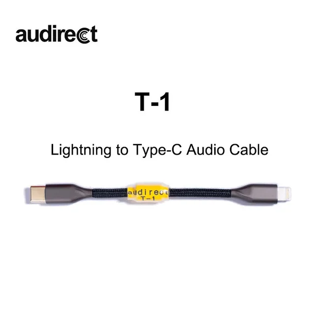 

Audirect T-1 Light-ning to Type-C Adapter Audio Cable for iPhone with USB DAC/AMP Beam 2