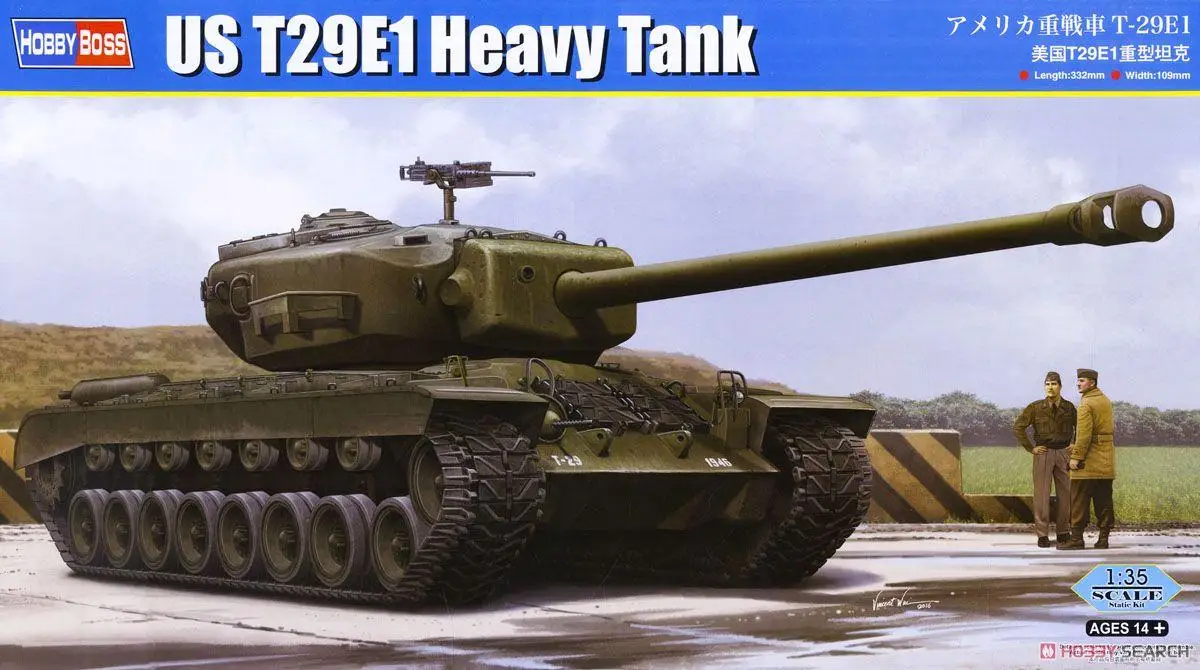 

Hobbyboss 84510 1/35 US T29E1 Heavy Tank model kit