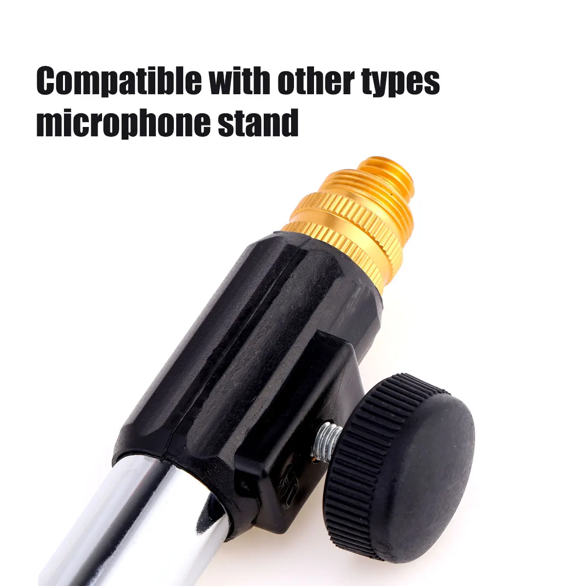 Portable Mic Stand Pedestal Feet Adjustable Desk Holder Bracket Speech Live Fixing Frame Microphone Bracket