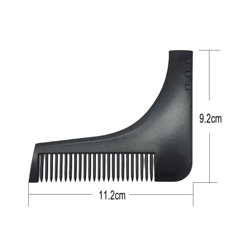 1PC Creative New Innovative Design Beard Shaping Tool Trimming Shaper Inbuilt Comb for Men's Beard Shaving Tool