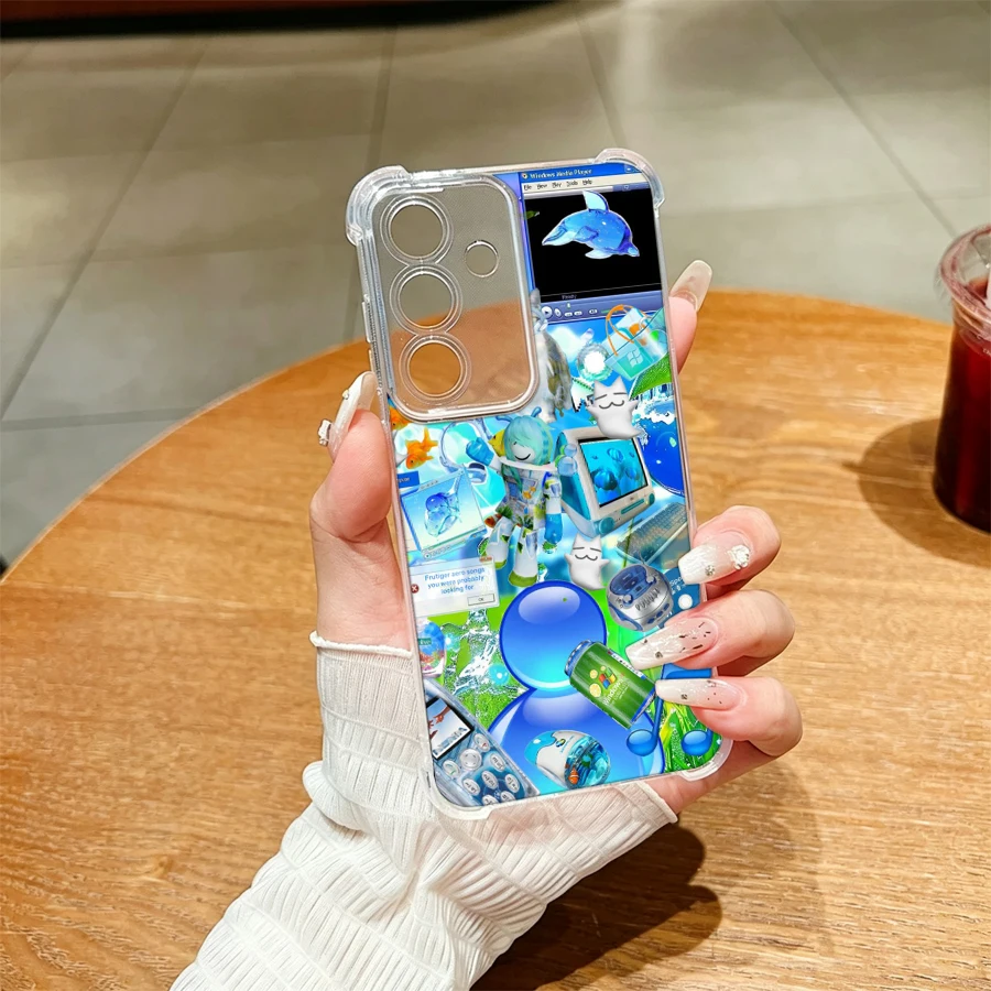 Frutiger Aero Aqua Nostalgia Phone Case