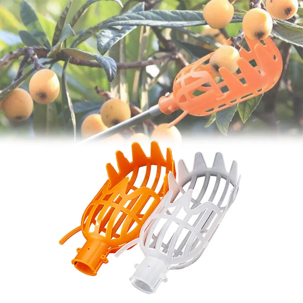 GardenBasketFruitPickerHeadMultiColorPlasticFruitPickingTool