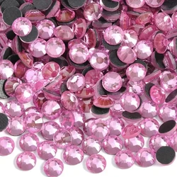 Premium HotFix Crystal Rhinestones for Garment Embellishment (Light Pink)