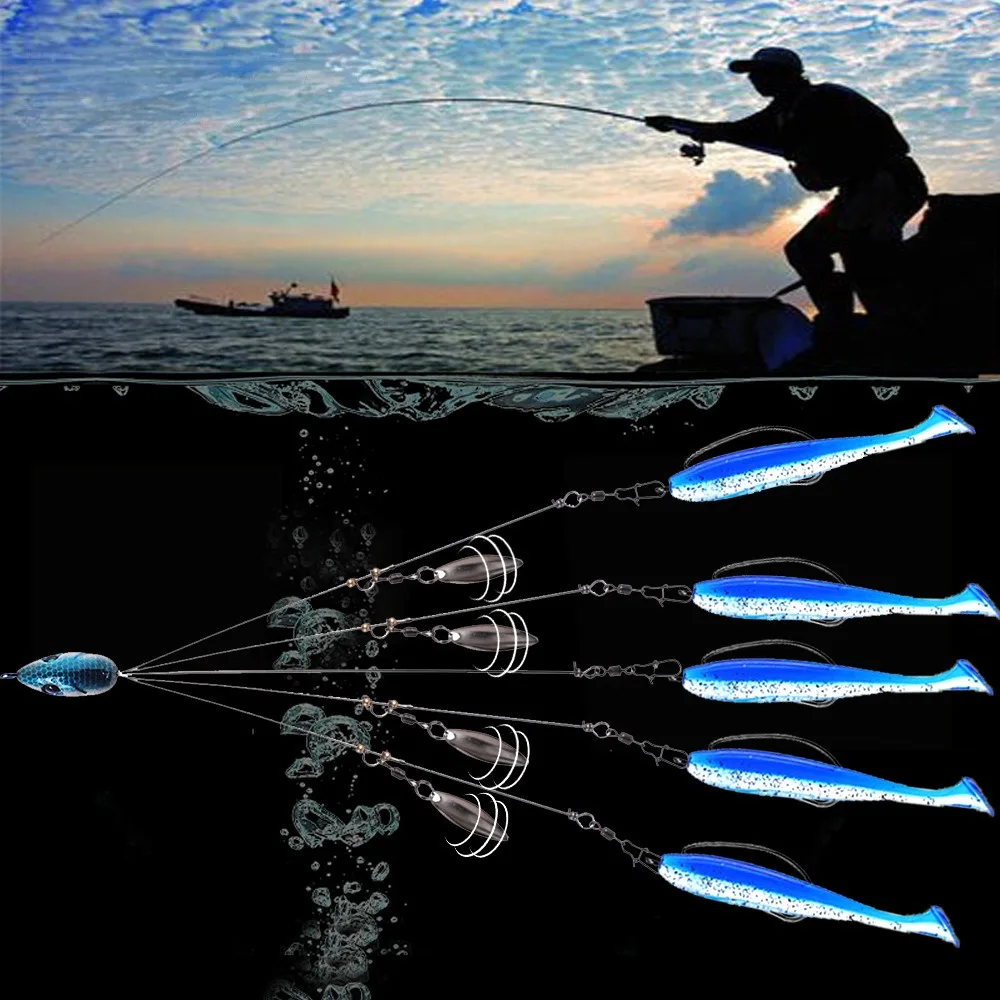 

Приманка-зонт с 5 рычагами, с вертлюгом