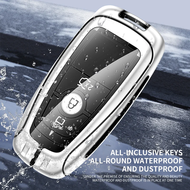 Zinc Alloy Car Remote Smart Key Case Cover key case cover car key shell For Ford Mustang Explorer Edge Fusion Mondeo F150 F250 F350 F450 F550