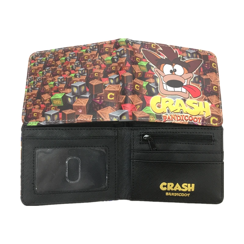 Anime Cartoon Wallet Game Purse with Coin Pocket for Young