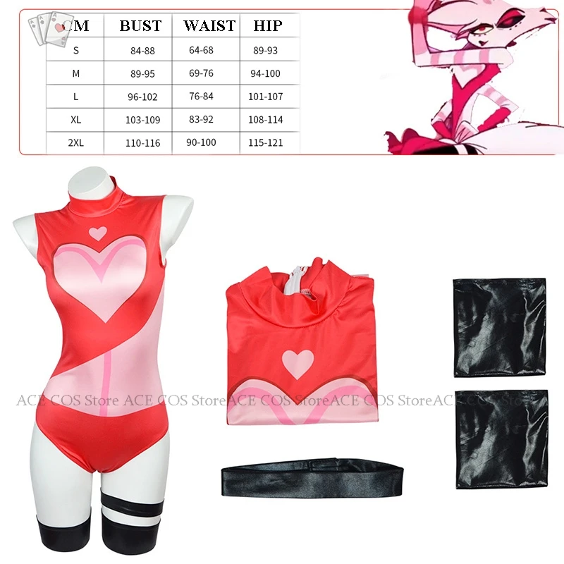Anime Hazbin Cosplay Lucifero Hotel Uniformi Charlie Morningstar Costume Valentin Angel Dust Cosplay Vestiti Halloween Party Suit