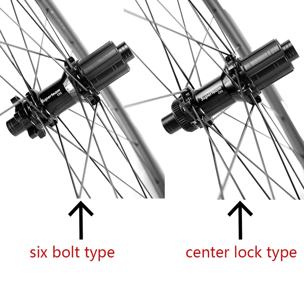 700C 60MM+88MM Disc Brake Carbon Wheelset Superteam Tubeless