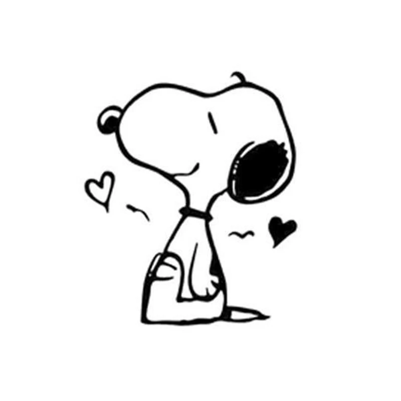 Funny Snoopy Sunbathing Stickers Bathroom For Home Decoration Waterproof Mural Art Diy Wall Decals