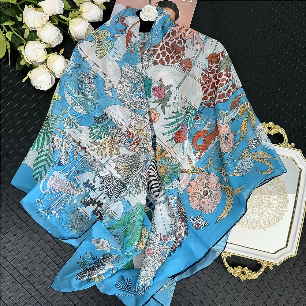 Foulard/Carré/Shawl★JEAN CHOR soie ★hand rolled-25g★Silk SCARF schal