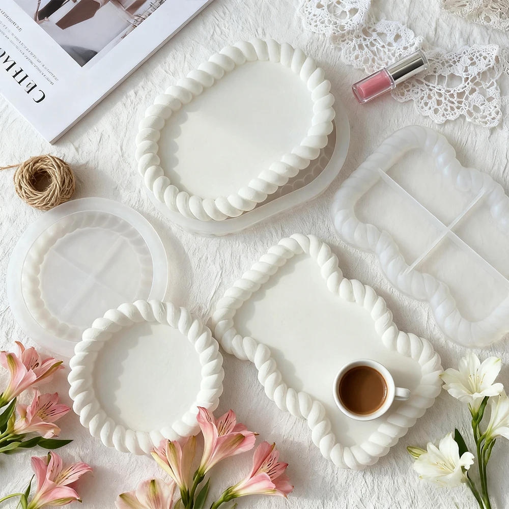 Geometric Cloud Coaster Mold 3