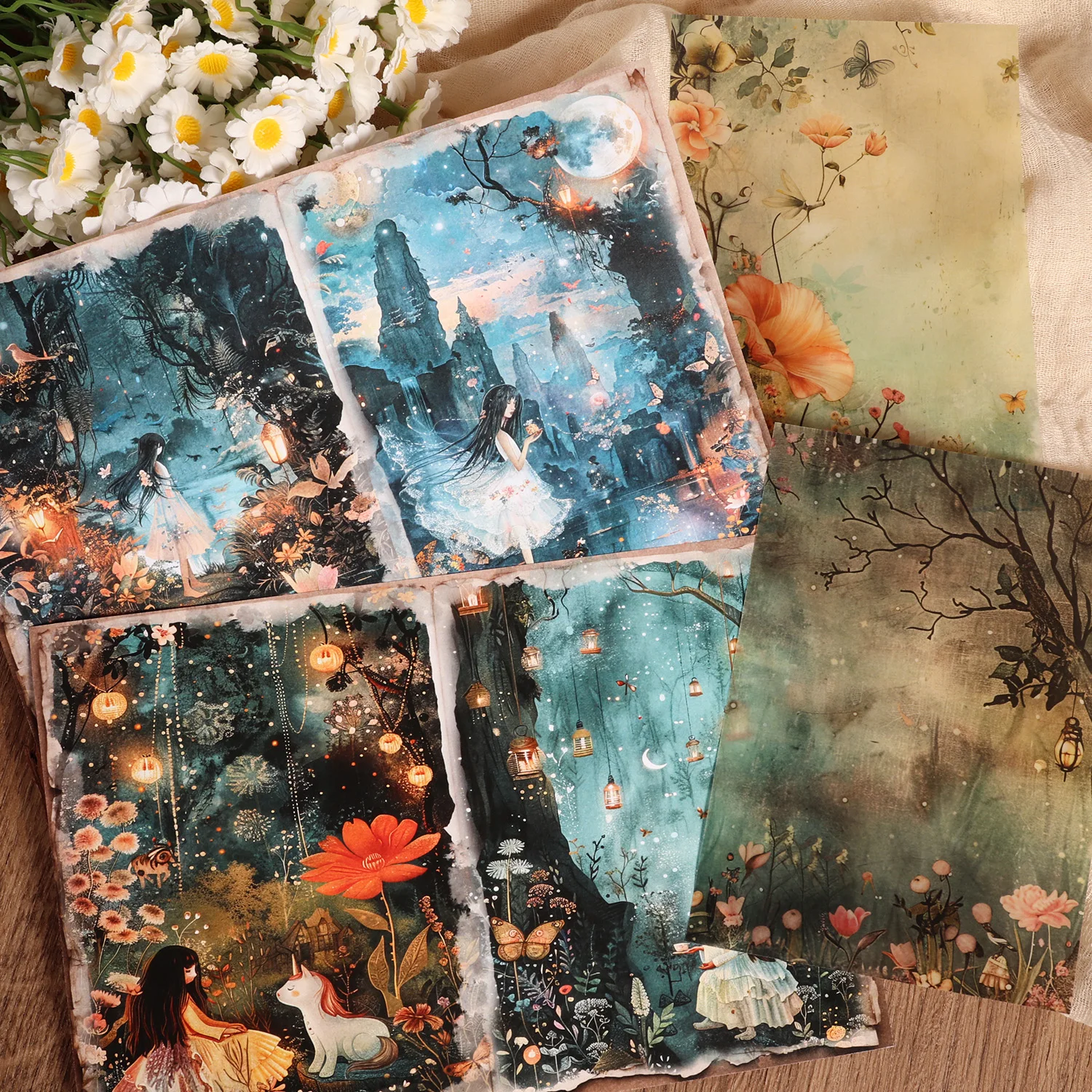 Fantasy Forest Scrapbook Paper Set 3