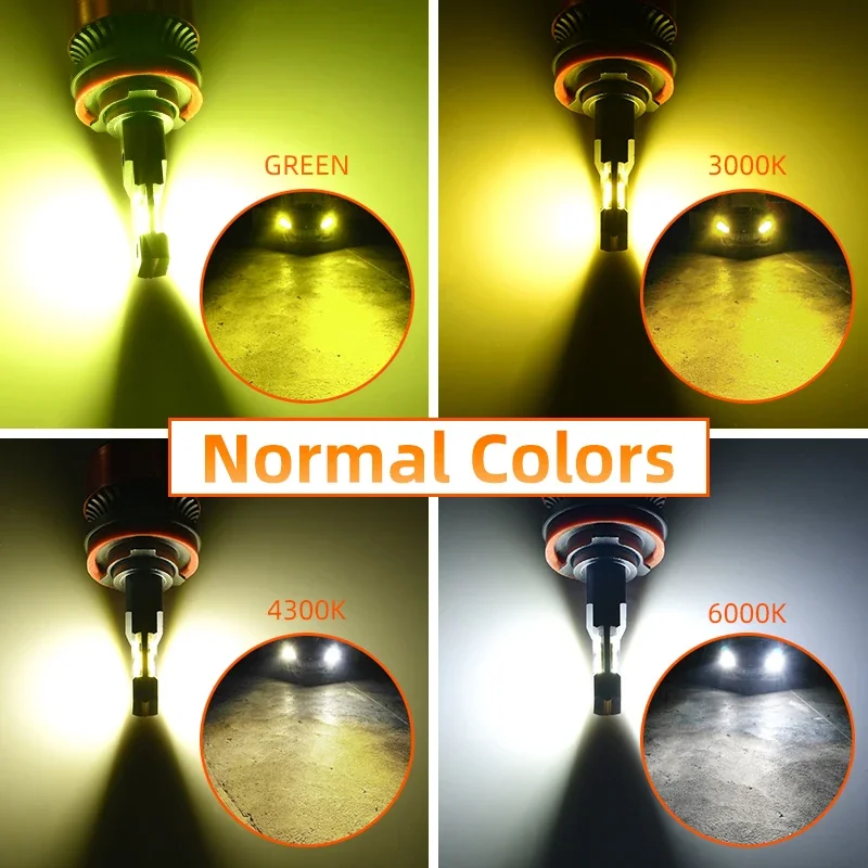 4PCS H1 6000K Super White 80W LED Headlight Bulbs Kit Fog Driving Light
