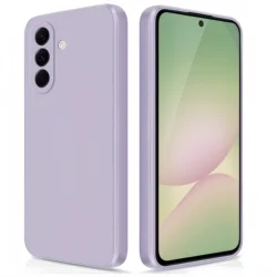 Silicone Thin Slim Grip Soft Rubber Gel Protective Phone Case - Galaxy A26 (Light Purple)