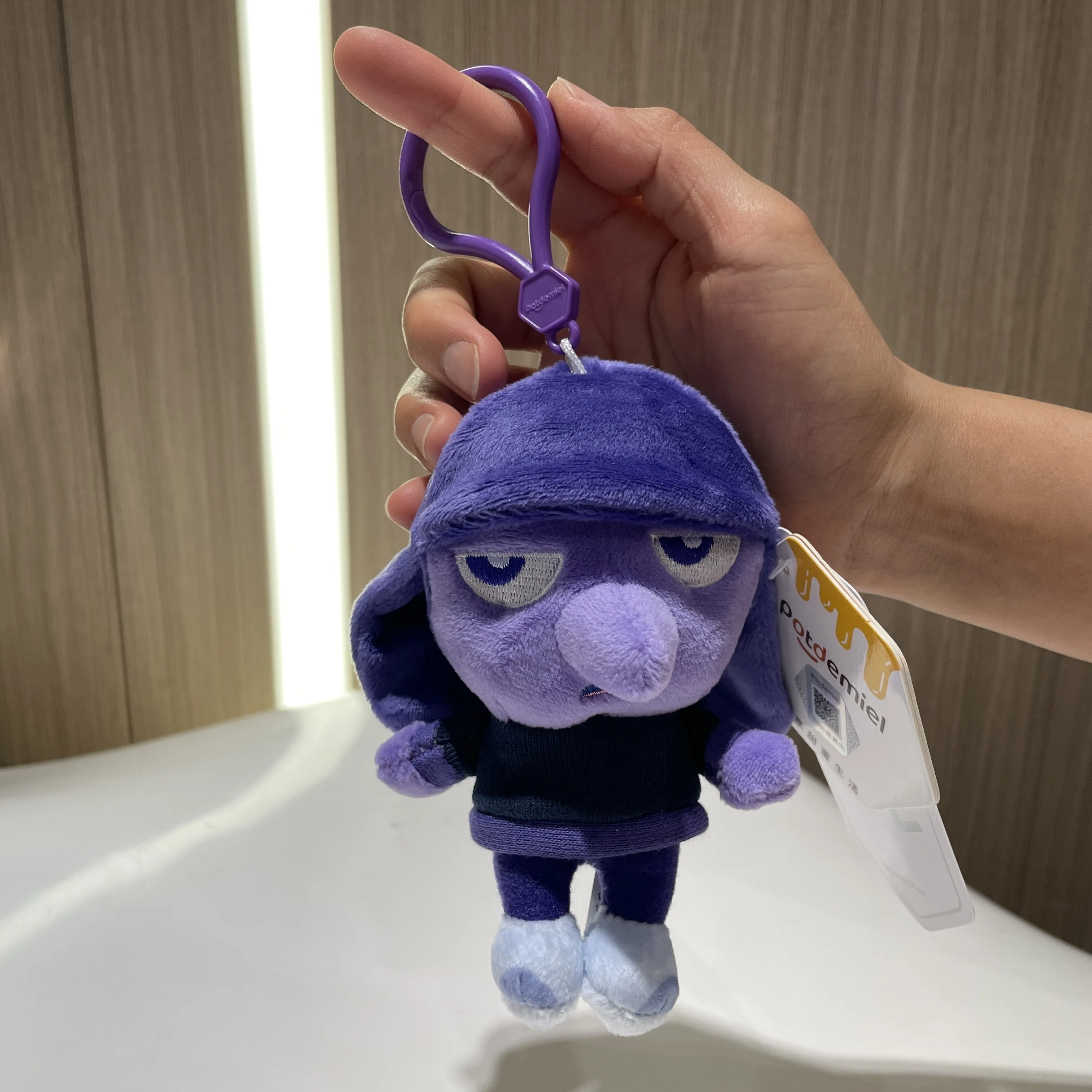 High Quality 100% Genuine Disney Pixar Inside Out Cute Plush Toy Key Chain Children Stuffed Pendant Kids Birthday Christmas Gift
