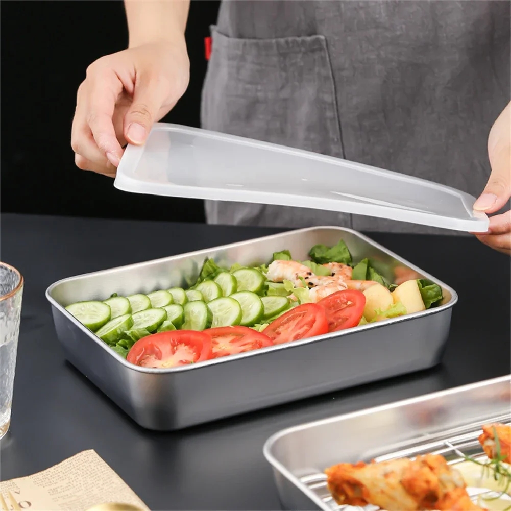 Edelstahl-Backform mit Kühlregalabdeckung für Küche, Kochen, Backen, Grillen, Pfanne, Platte, Ofenregal für Grillwerkzeuge – Detail 5